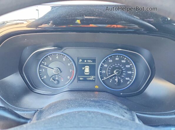 KM8R14HE0LU036503 2020 HYUNDAI PALISADE Gray Вид щитка приладів