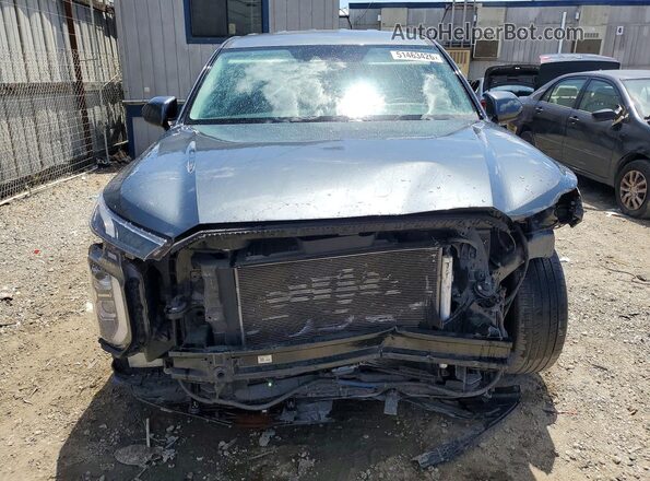 KM8R14HE2MU334357 2021 HYUNDAI PALISADE Gray Vista frontal