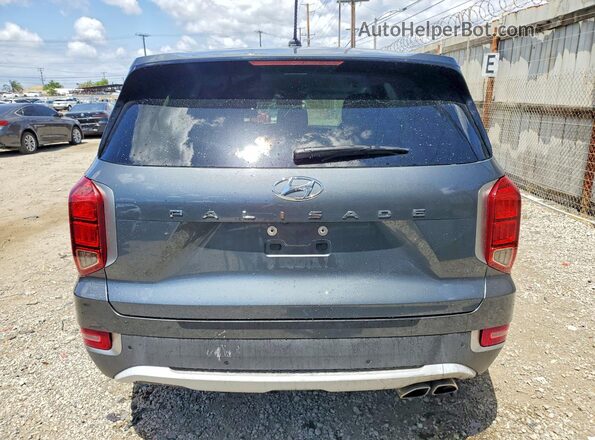 KM8R14HE2MU334357 2021 HYUNDAI PALISADE Gray Vista trasera