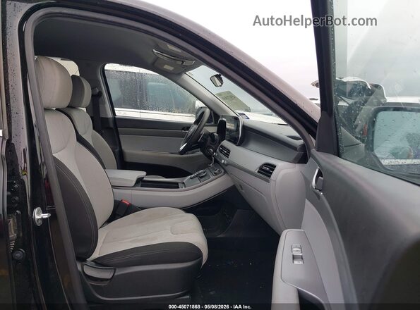 KM8R14HE7MU293143 2021 HYUNDAI PALISADE Black წინა სალონის ხედი