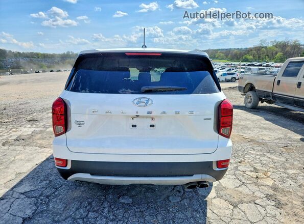 KM8R1DHEXNU486744 2022 HYUNDAI PALISADE White უკანა ხედი