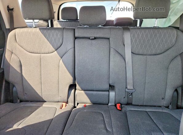 KM8R1DHEXNU486744 2022 HYUNDAI PALISADE White უკანა სავარძლების ხედი