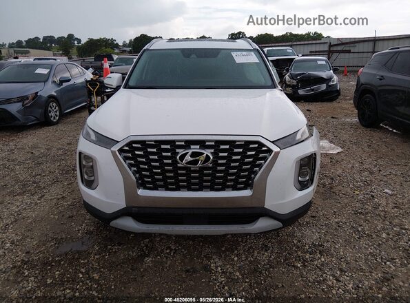KM8R24HE2LU119928 2020 HYUNDAI PALISADE White Vista del cuadro de instrumentos