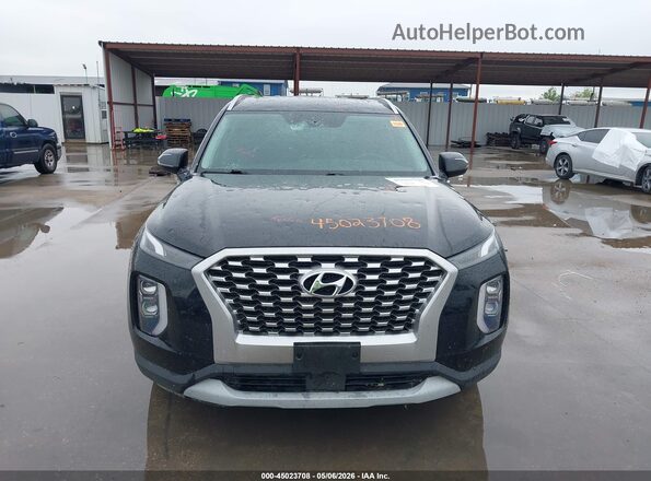 KM8R24HE4NU477941 2022 HYUNDAI PALISADE Black Widok wnętrza z tyłu
