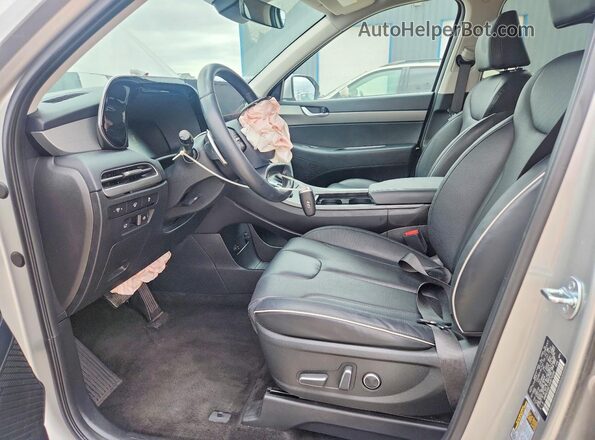 KM8R2DGE1SU874598 2025 HYUNDAI PALISADE Silver Widok wnętrza z przodu