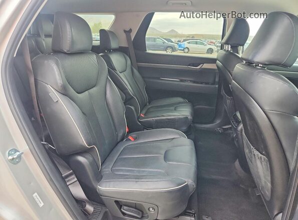 KM8R2DGE1SU874598 2025 HYUNDAI PALISADE Silver Widok wnętrza z tyłu