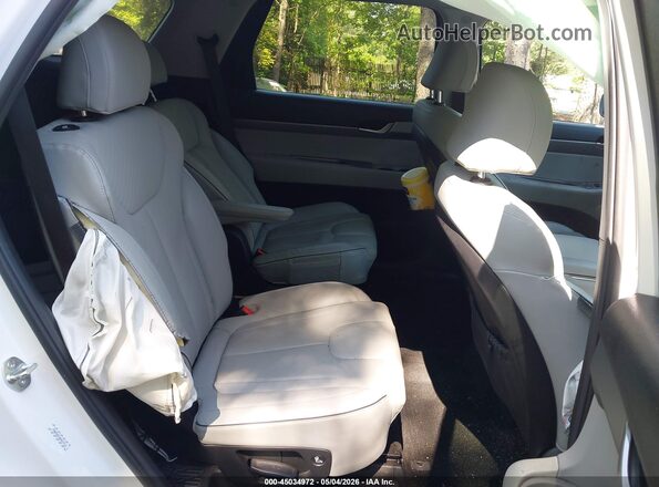 KM8R2DGE2RU674713 2024 HYUNDAI PALISADE White VIN კოდის სტიკერის ხედი