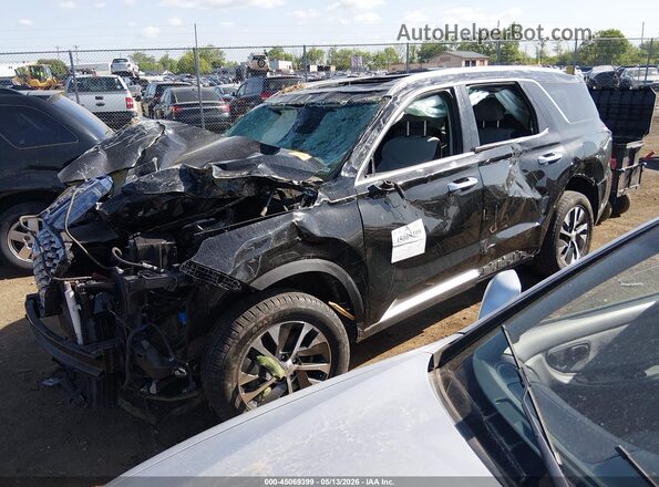 KM8R2DHE9MU280181 2021 HYUNDAI PALISADE Black წინა მარცხენა ხედი სამი მეოთხედიდან