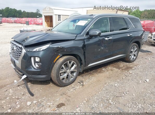 KM8R34HE6LU093685 2020 HYUNDAI PALISADE Gray Передня ліва чверть