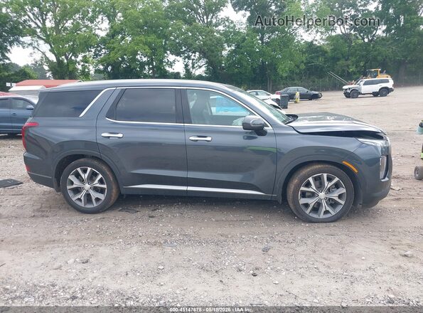 KM8R34HE6LU093685 2020 HYUNDAI PALISADE Gray Вид задньої частини салону