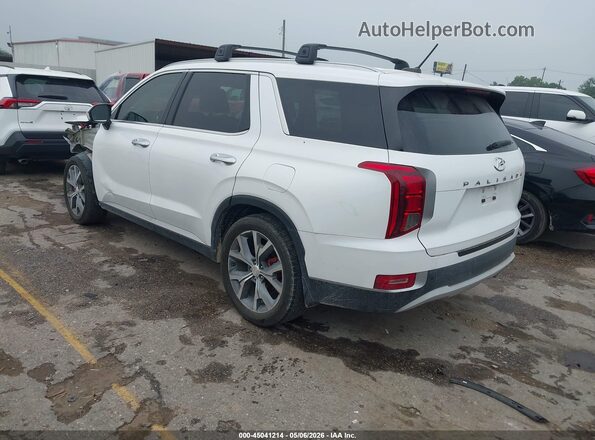 KM8R34HE6MU209467 2021 HYUNDAI PALISADE White უკანა მარცხენა