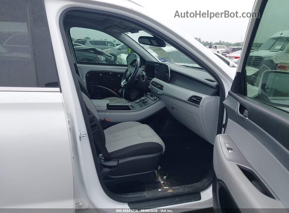 KM8R34HE6MU209467 2021 HYUNDAI PALISADE White წინა სალონის ხედი