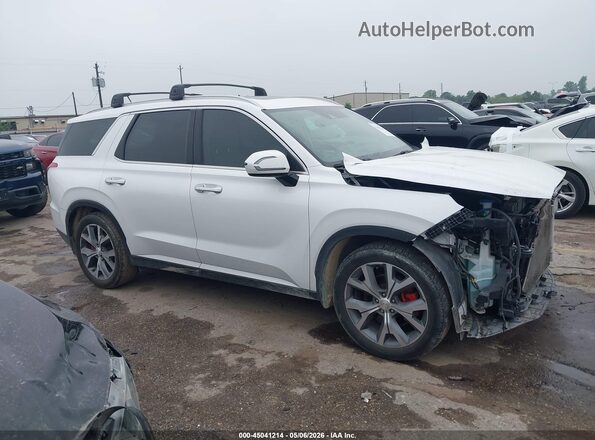 KM8R34HE6MU209467 2021 HYUNDAI PALISADE White სალონის 360-გრადუსიანი ხედი