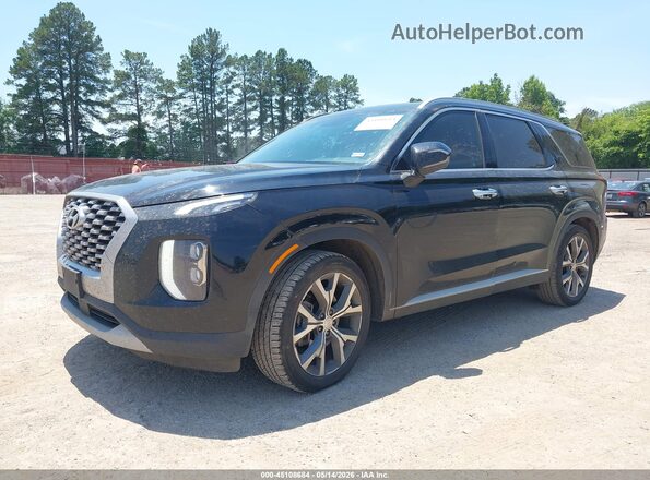 KM8R34HE6NU367115 2022 HYUNDAI PALISADE Black Front left
