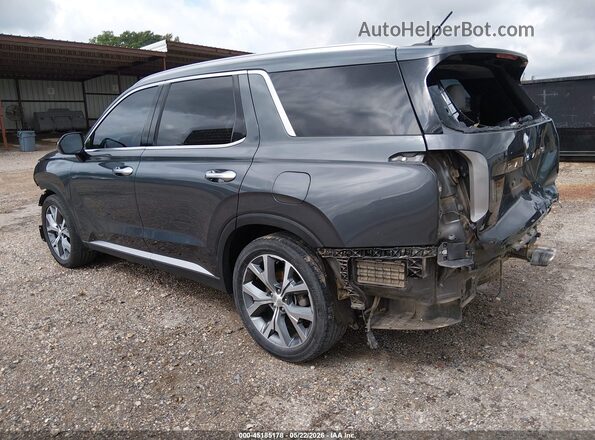 KM8R34HE8MU181087 2021 HYUNDAI PALISADE Gray Հետևի ձախ