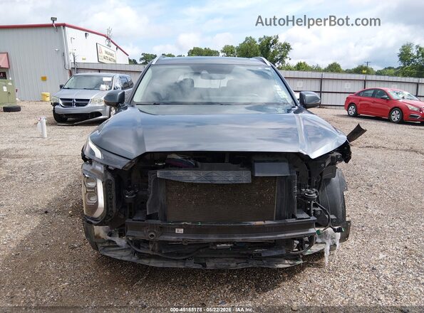KM8R34HE8MU181087 2021 HYUNDAI PALISADE Gray Սալոնի հետևի տեսք