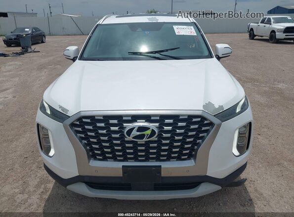 KM8R34HE8MU236928 2021 HYUNDAI PALISADE White ხელსაწყოთა პანელის ხედი