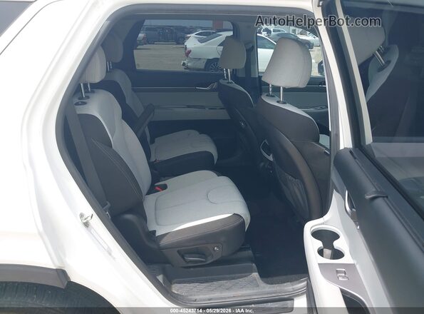 KM8R34HE8MU236928 2021 HYUNDAI PALISADE White VIN კოდის სტიკერის ხედი