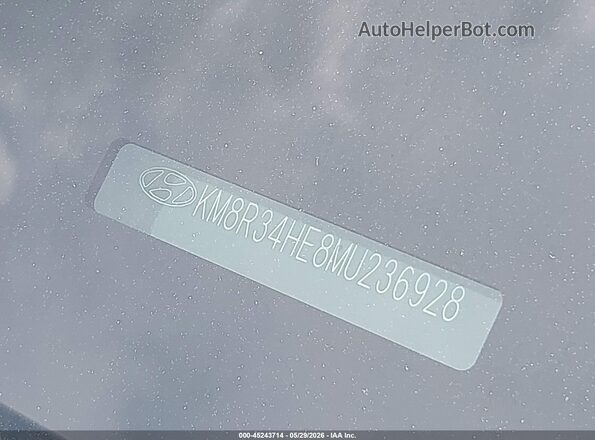 KM8R34HE8MU236928 2021 HYUNDAI PALISADE White 