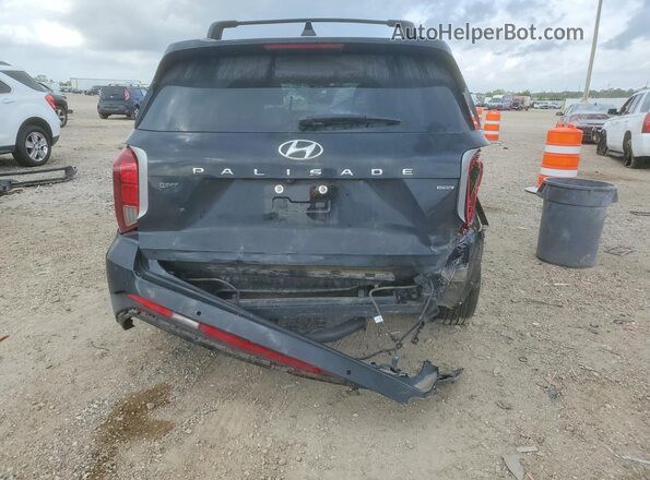 KM8R3DGE2PU489345 2023 HYUNDAI PALISADE Black Հետևի տեսք