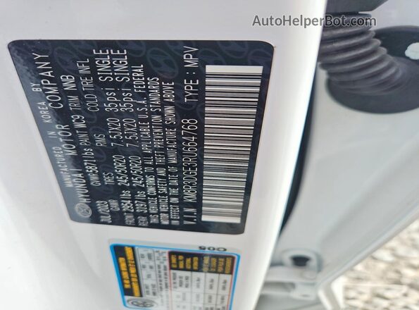 KM8R3DGE3RU664768 2024 HYUNDAI PALISADE White 