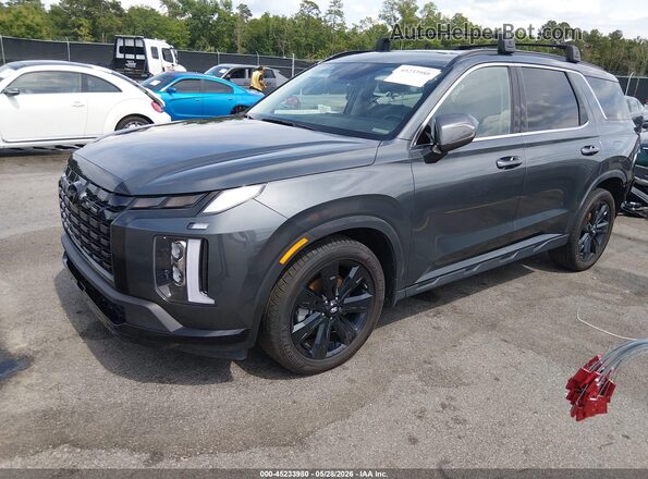 KM8R3DGE5PU559355 2023 HYUNDAI PALISADE Blue Передня ліва чверть