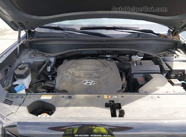 KM8R3DGE5PU559355 2023 HYUNDAI PALISADE Blue Вид ззаду