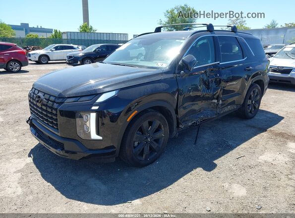 KM8R3DGEXSU944144 2025 HYUNDAI PALISADE Black წინა მარცხენა ხედი სამი მეოთხედიდან