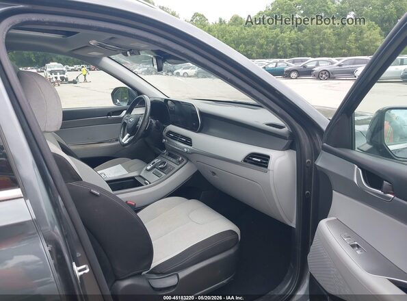 KM8R3DHE1LU126270 2020 HYUNDAI PALISADE Серый Вид салона спереди