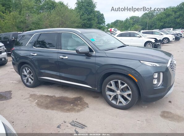 KM8R3DHE1LU126270 2020 HYUNDAI PALISADE Серый Вид задней части салона