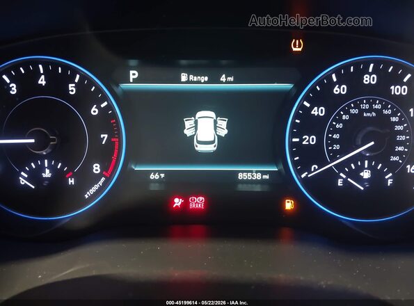 KM8R3DHE2LU110711 2020 HYUNDAI PALISADE Silver Հետևի նստատեղերի տեսք