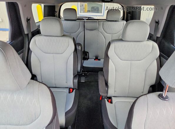 KM8R3DHE8LU122457 2020 HYUNDAI PALISADE Черный Вид задних сидений