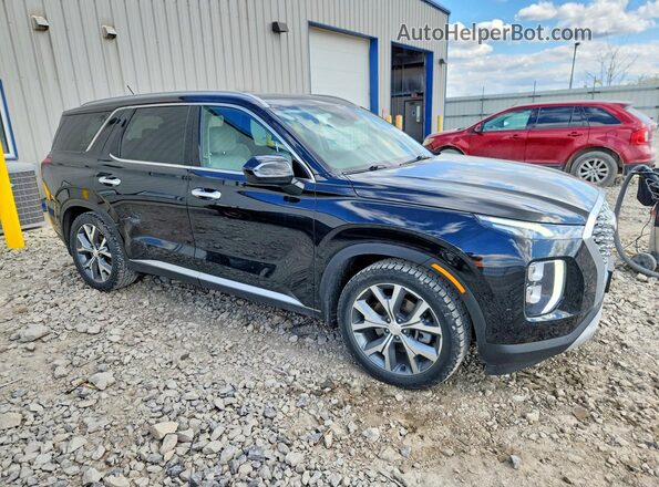 KM8R3DHE8LU122457 2020 HYUNDAI PALISADE Черный Передняя правая четверть