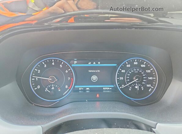 KM8R3DHE8LU122457 2020 HYUNDAI PALISADE Черный Вид щитка приборов