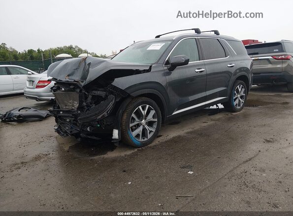 KM8R3DHE9LU100385 2020 HYUNDAI PALISADE Gray Przód lewy