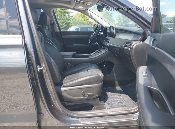 KM8R44HE0LU084218 2020 HYUNDAI PALISADE Gray წინა სალონის ხედი