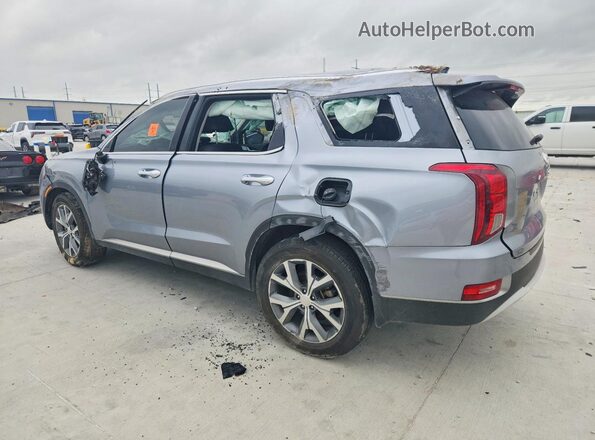 KM8R44HE1MU172907 2021 HYUNDAI PALISADE Gray Rear left