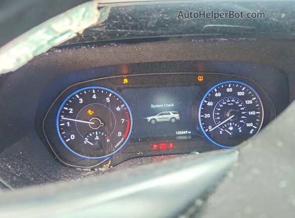 KM8R44HE1MU172907 2021 HYUNDAI PALISADE Gray Instrument cluster view