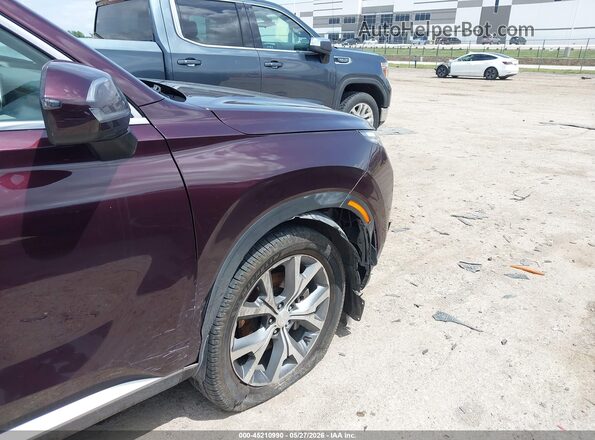 KM8R44HE3LU037622 2020 HYUNDAI PALISADE Burgundy Widok z przodu
