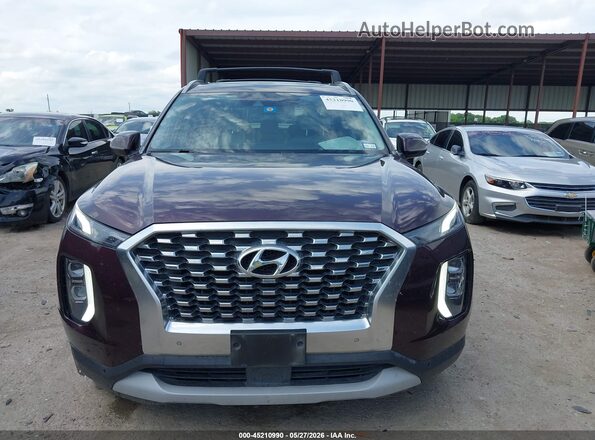 KM8R44HE3LU037622 2020 HYUNDAI PALISADE Burgundy Widok zestawu wskaźników