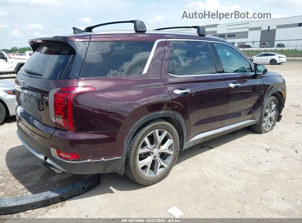 KM8R44HE3LU037622 2020 HYUNDAI PALISADE Burgundy Tył prawy