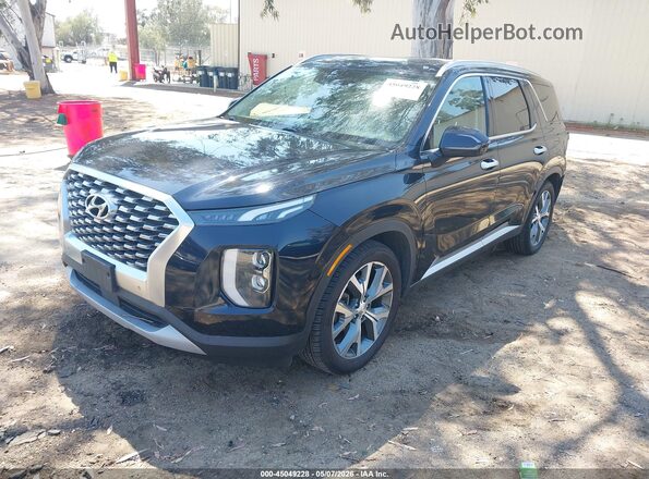 KM8R44HE4LU171071 2020 HYUNDAI PALISADE Черный Передняя левая четверть