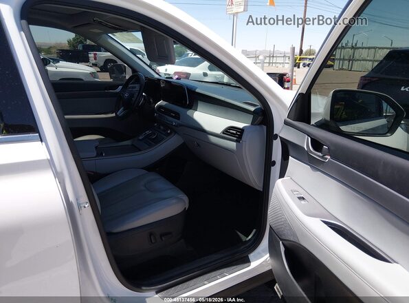 KM8R44HE4MU281734 2021 HYUNDAI PALISADE White Սալոնի դիմացի տեսք