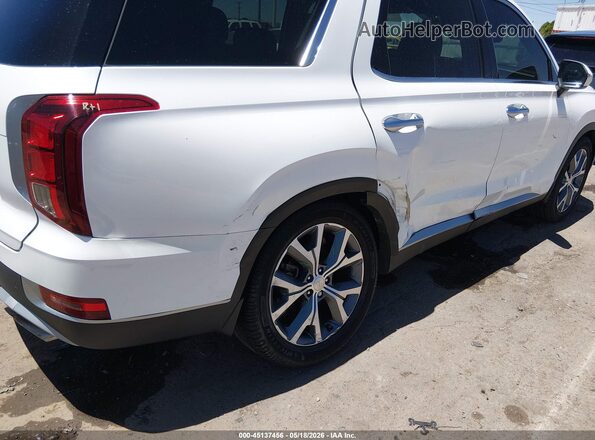 KM8R44HE4MU281734 2021 HYUNDAI PALISADE White Դիմացի տեսք