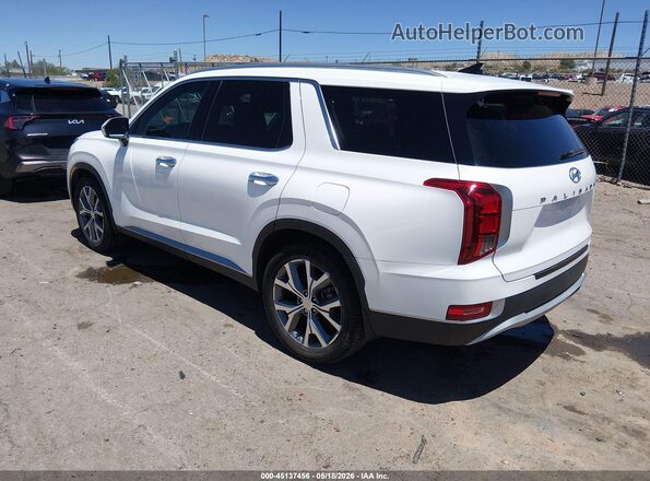 KM8R44HE4MU281734 2021 HYUNDAI PALISADE White Հետևի ձախ