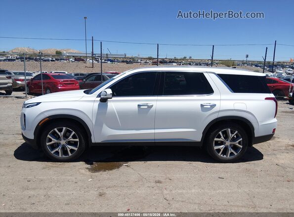 KM8R44HE4MU281734 2021 HYUNDAI PALISADE White Սալոնի 360 աստիճան տեսք