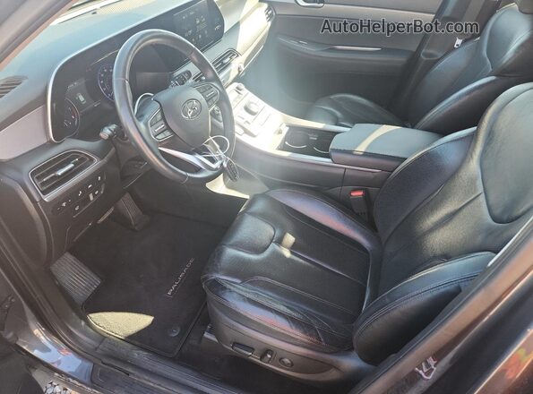 KM8R44HE6LU058853 2020 HYUNDAI PALISADE Gray Vista interior delantera