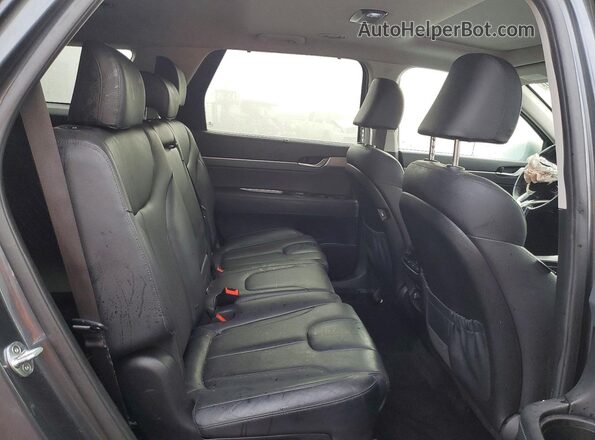 KM8R44HE7LU075712 2020 HYUNDAI PALISADE Charcoal Rear seats view