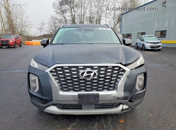 KM8R44HE7LU075712 2020 HYUNDAI PALISADE Charcoal Front view