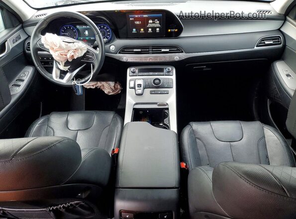 KM8R44HE7LU075712 2020 HYUNDAI PALISADE Charcoal Dashboard view